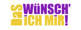 Logo das wünsch´ ich mir in den Farben gelb und lila