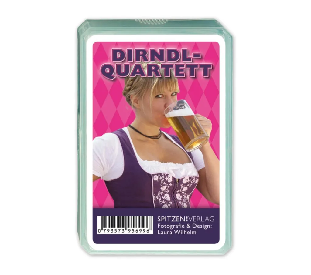 Dirndl-Quartett Kartenspiel