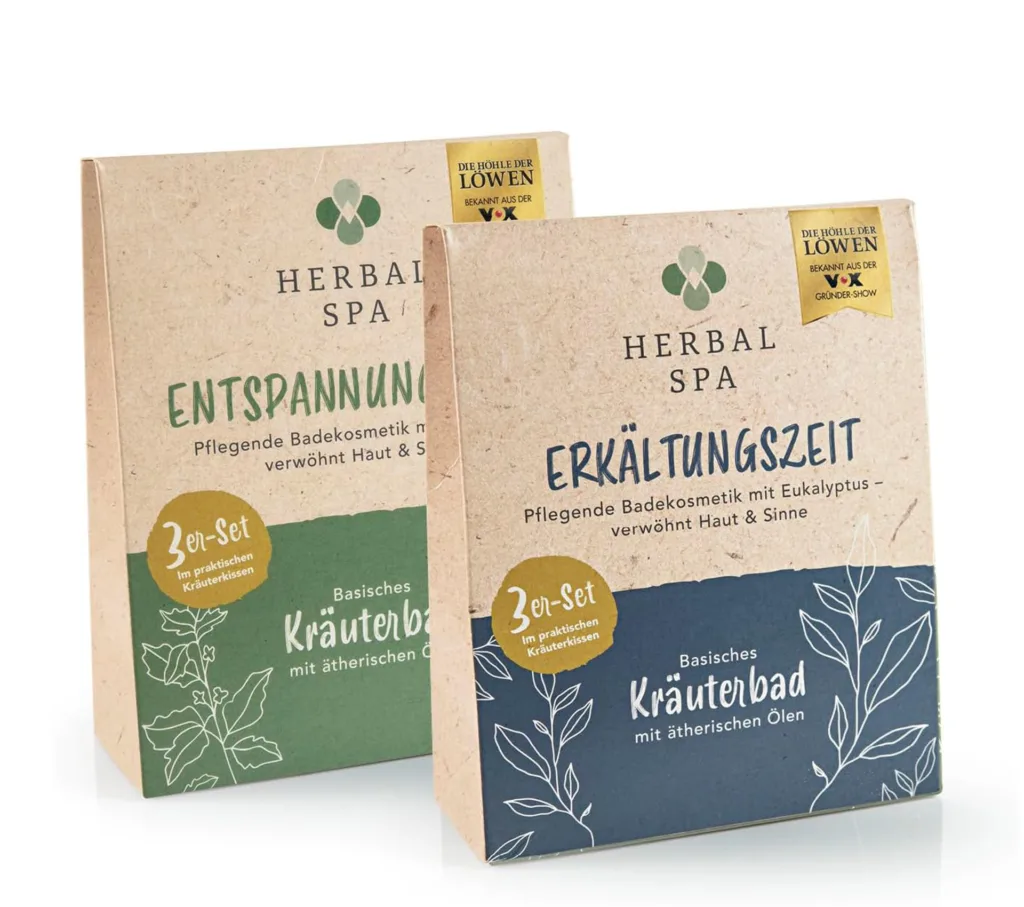 Herbal Spa Kräuterbad Kräuterkissen mit ätherischen Ölen. Entspannung und Erkältung.