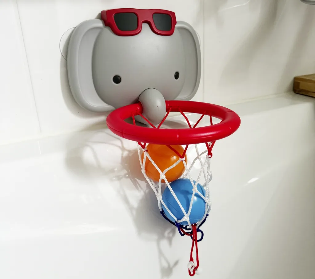 Basketballkorb Badewanne Elefant